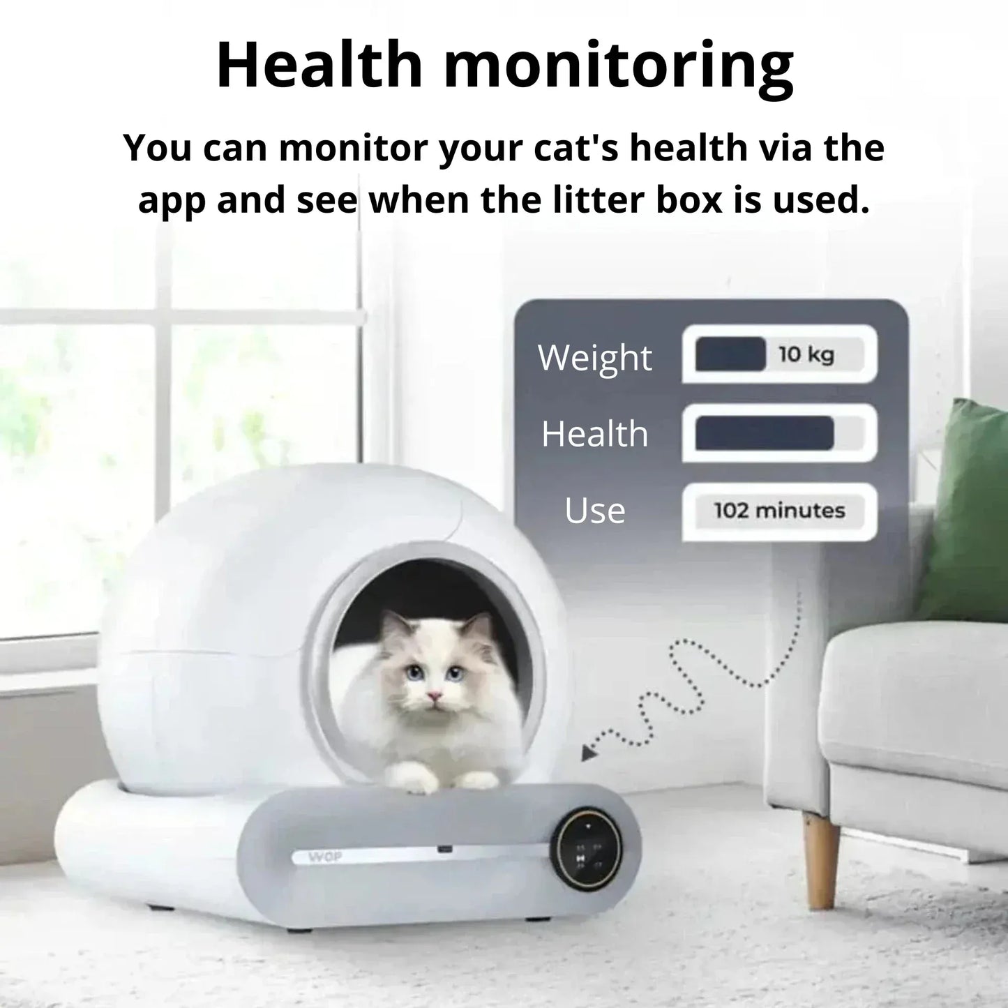 Self-cleaning cat litter box