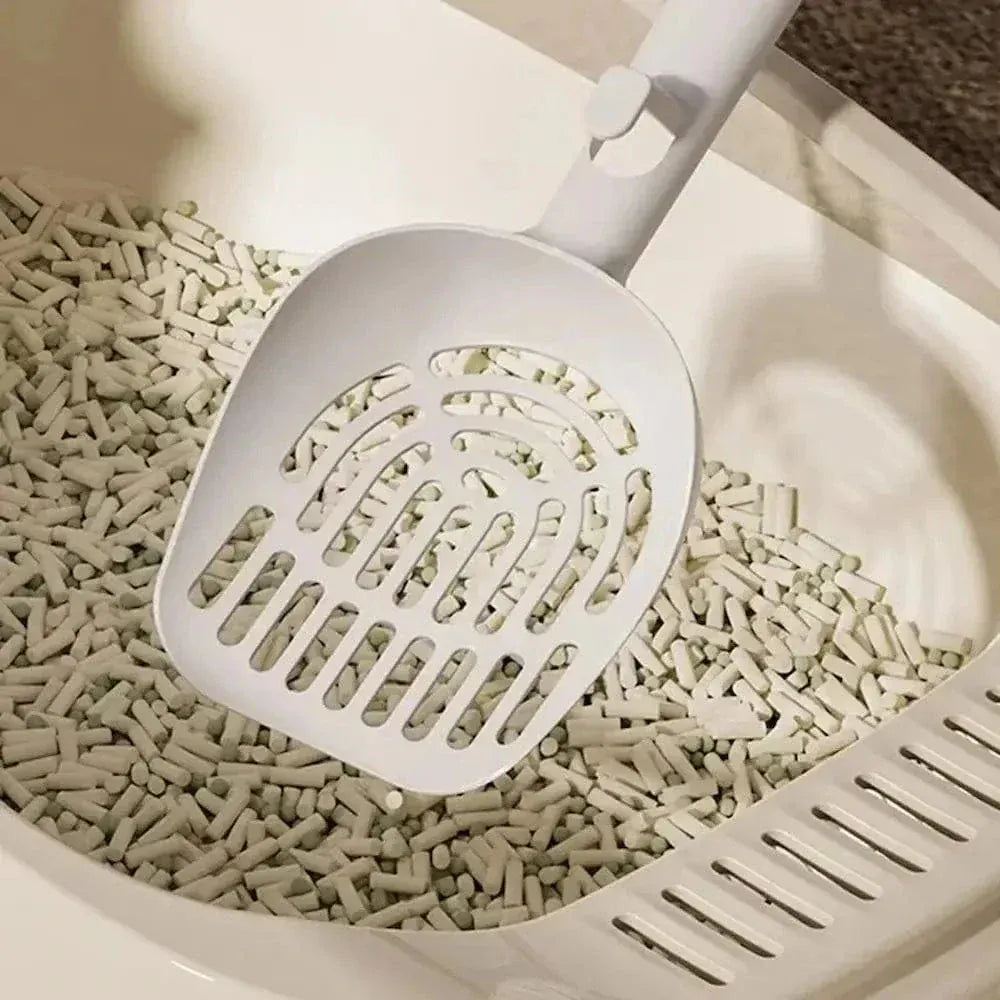 Semi-enclosed cat litter box