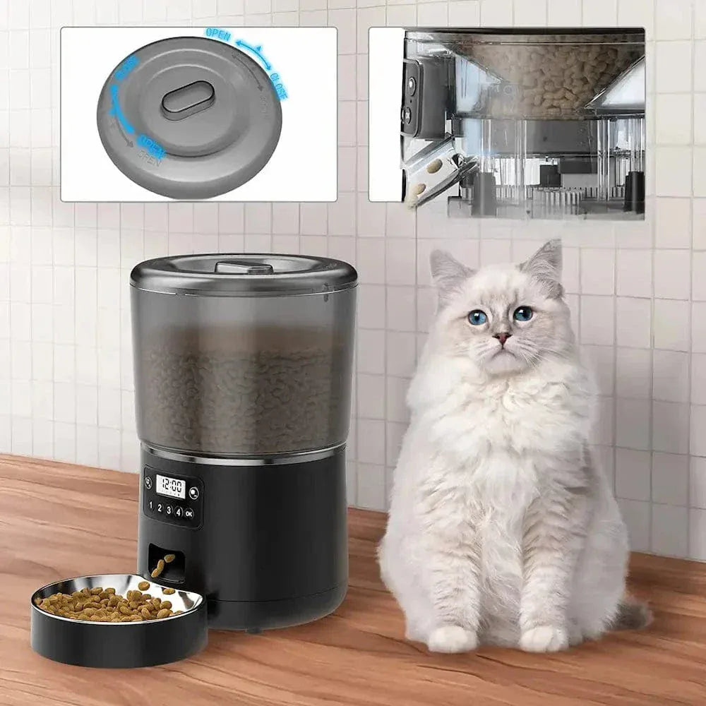 Smart automatic cat feeder