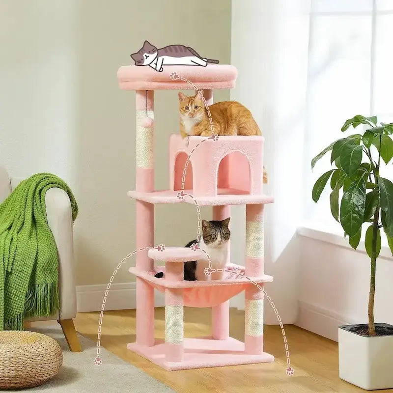 Solid cat tree – resistant & durable