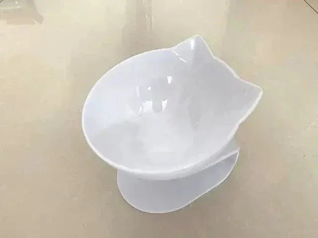 Tilted cat bowl