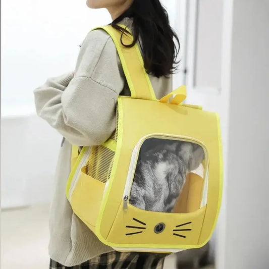 Transparent Cat Backpack
