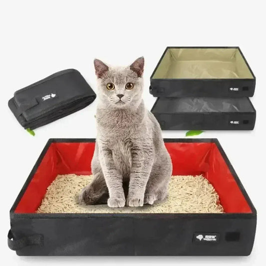 Travel cat litter box