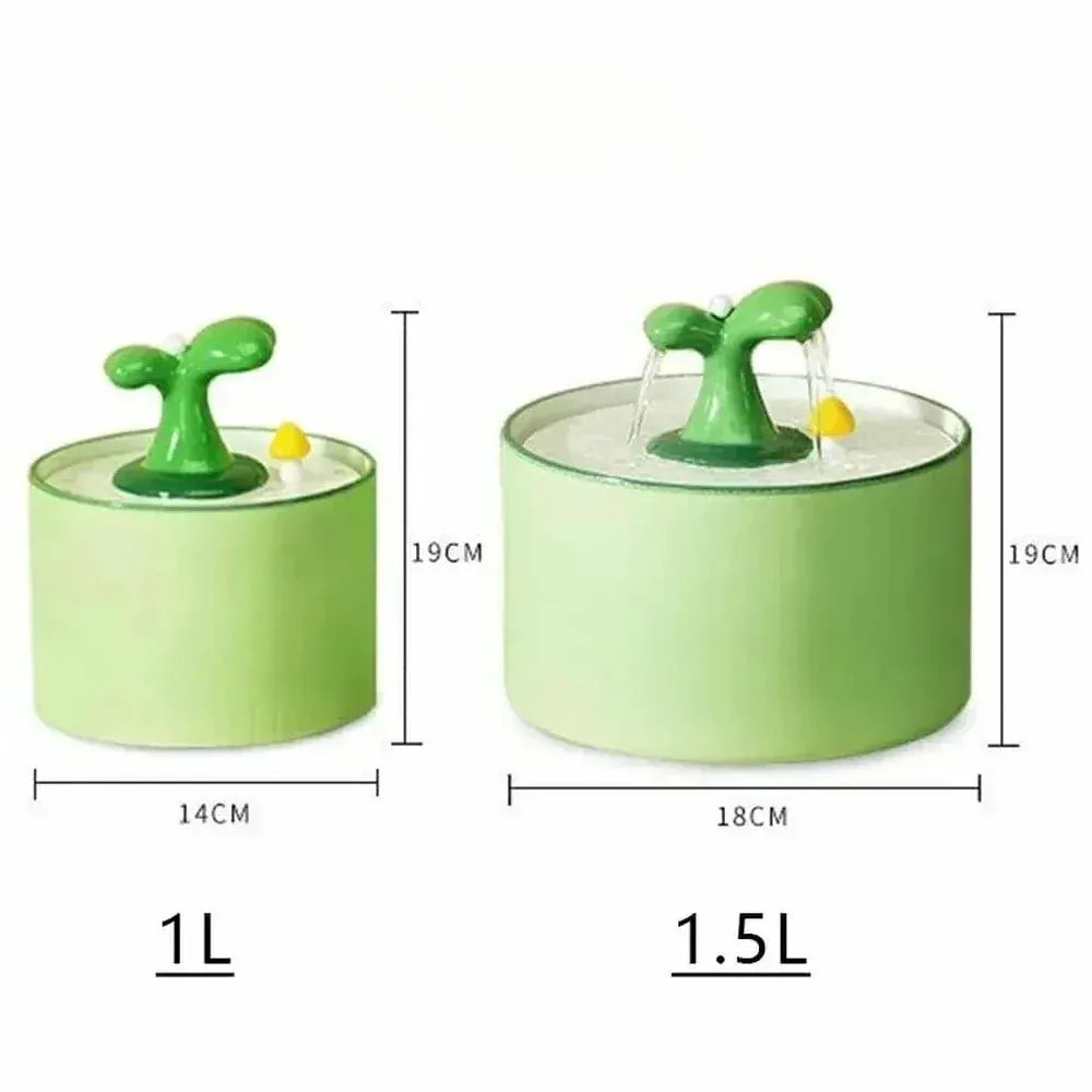 Ultra silent ceramic cat water fountain