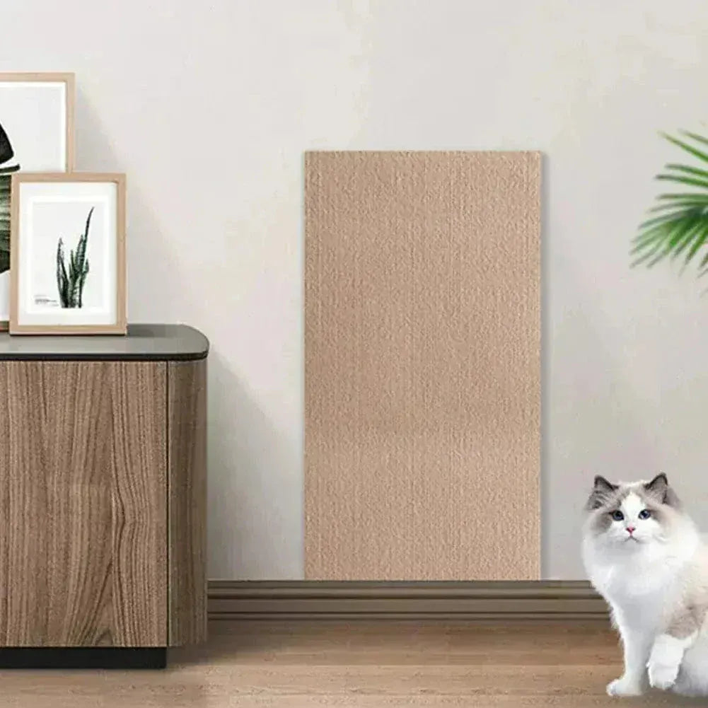 Wall-mounted cat scratcher