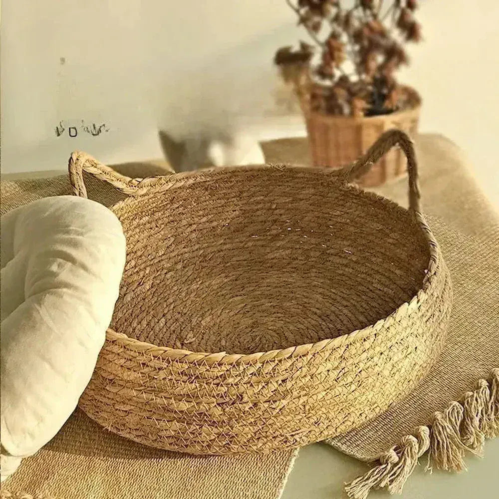 Wicker Cat Basket