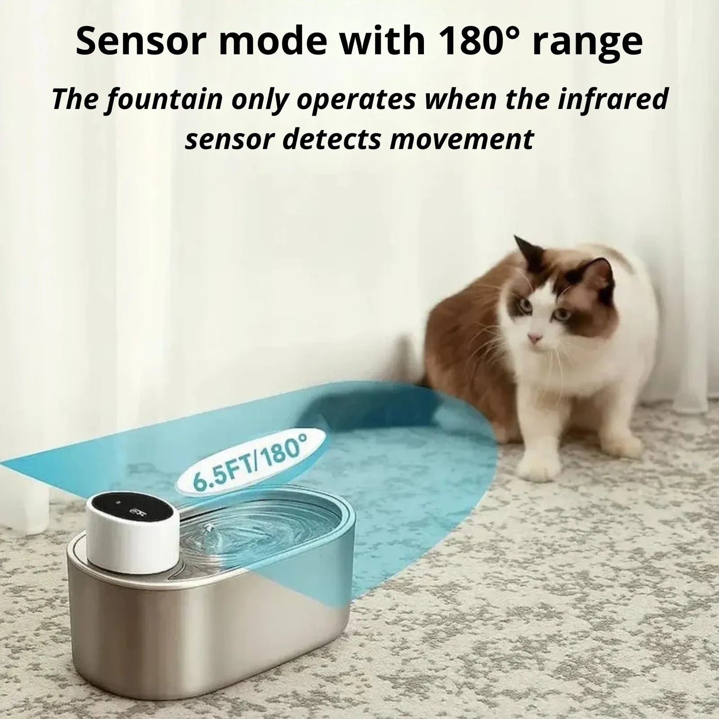 Wireless cat water fountain