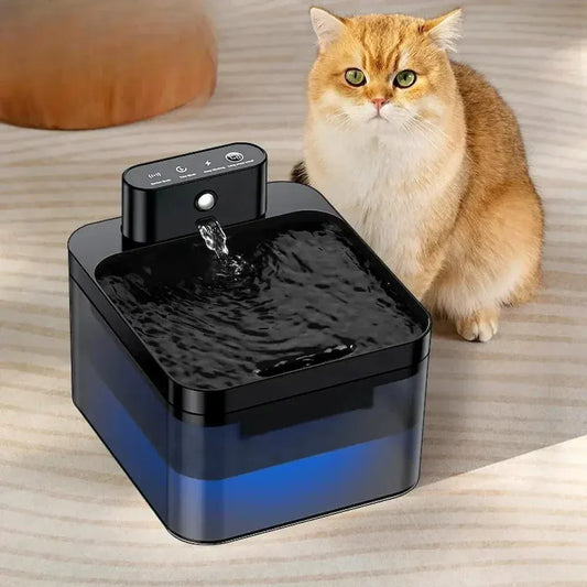 Wireless cat water fountain 30-day autonomy