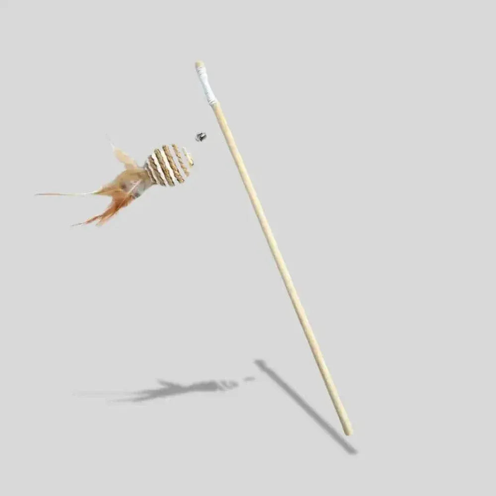 Wooden magic cat wand