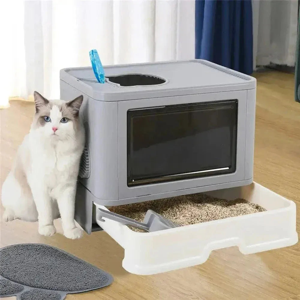 XXL Cat Litter Box House