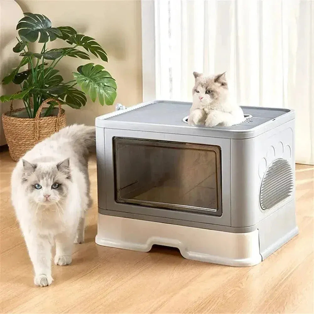 XXL Cat Litter Box House